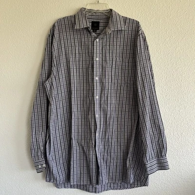 Camisa para hombre F/x Fusion abotonada talla 2XLT manga larga a cuadros grande y alta Foto 1 de 4