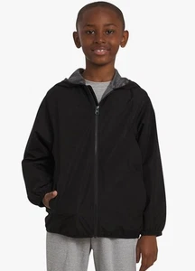 Lands End Kinder Unisex leichte Mesh gefütterte Regenjacke schwarz Größe Small 6-7 - Bild 1 von 8