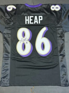 Todd Heap Signed Baltimore Ravens Black Jersey JSA Authentic Autograph - Picture 1 of 3