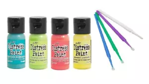 PTP Flash Deals Ranger Tim Holtz Distress Flip-Cap Paint Bundle Sticks (CORAL - - Picture 1 of 1