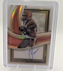 2023 Panini Immaculate Collection Shadow Box Signatures /49 Chad Johnson Auto SP - Picture 1 of 2