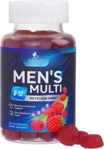 Men's Multivitamin Gummies - Daily Immune Support with Vitamins & Minerals - Picture 1 of 9