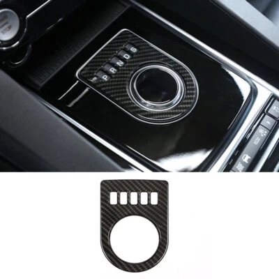 Caja de cambio de marchas ABS de fibra de carbono panel de visualización moldura para Jaguar F-PACE XE XF 16-20 Foto 1 de 4