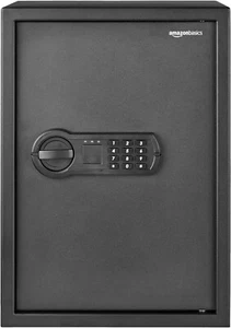 Amazon Basics - Caja Llave Electrónico fuerte para casa, 50 l, Negro - Imagen 1 de 2