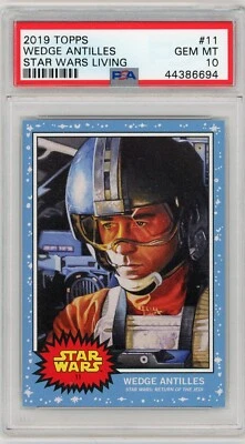 2019 Topps Star Wars Living #11 Wedge Antilles - PSA 10 GEM MINT - Image 1 of 2