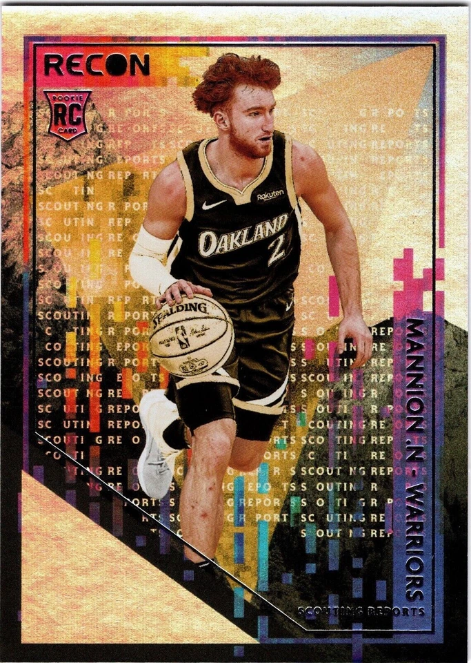 2020-21 Panini Recon Scouting Reports NICO MANNION #25 Warriors RC Rookie - Image 1 of 1