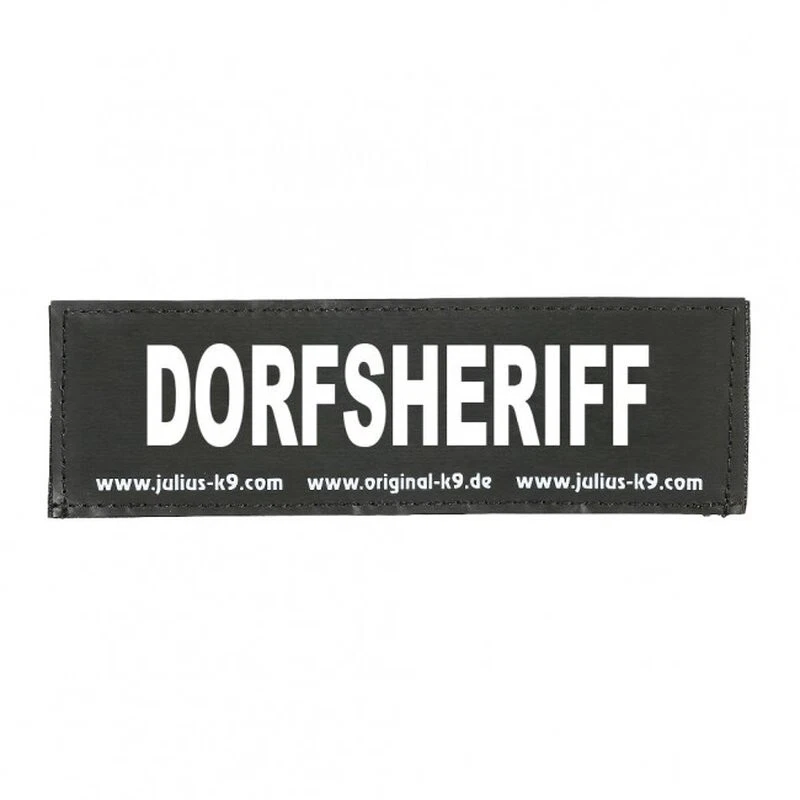JULIUS-K9 1 Paar Julius K9-Logos -Dorfsheriff- groß