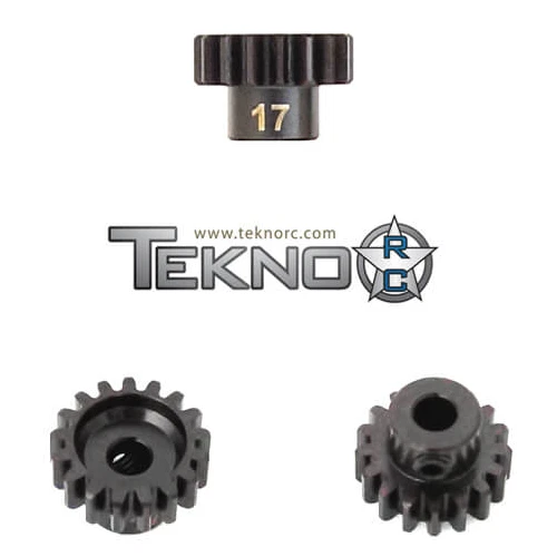 Tekno TKR4177 – M5 Pinion Gear (17t, MOD1, 5mm bore, M5 set screw) - Image 1 of 1