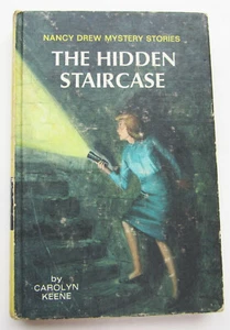 Nancy Drew Hidden Staircase Mystery 1969 Print Book #2 Hardcover Blue Endpapers - Picture 1 of 4