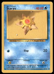 Pokemon Base Set Staryu #065/102 - Picture 1 of 2