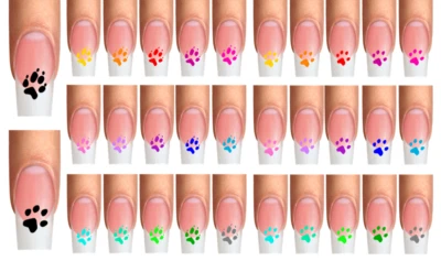 CREATIV.ARTS Wraps Nail Tattoos, Paws, Paw, Dog, Cat, Dog, Cat, Nail Art 42
