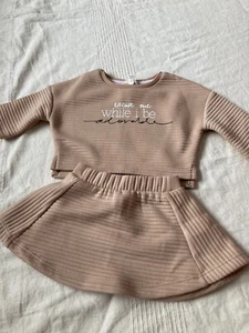 River Island skirt and shirt baby girl outfit size 0-3m - Picture 1 of 5