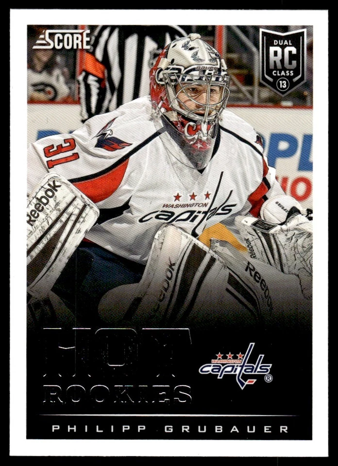 2013-14 SCORE HOT ROOKIES Philipp Grubauer Washington Capitals #619 R77 - Image 1 of 2