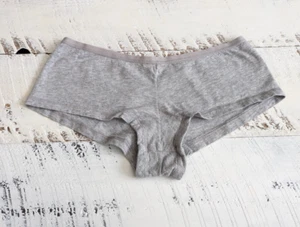 No Boundaries Gr. S Vintage Y2K Heather Gray Cotton Cheeky Panty - Bild 1 von 4