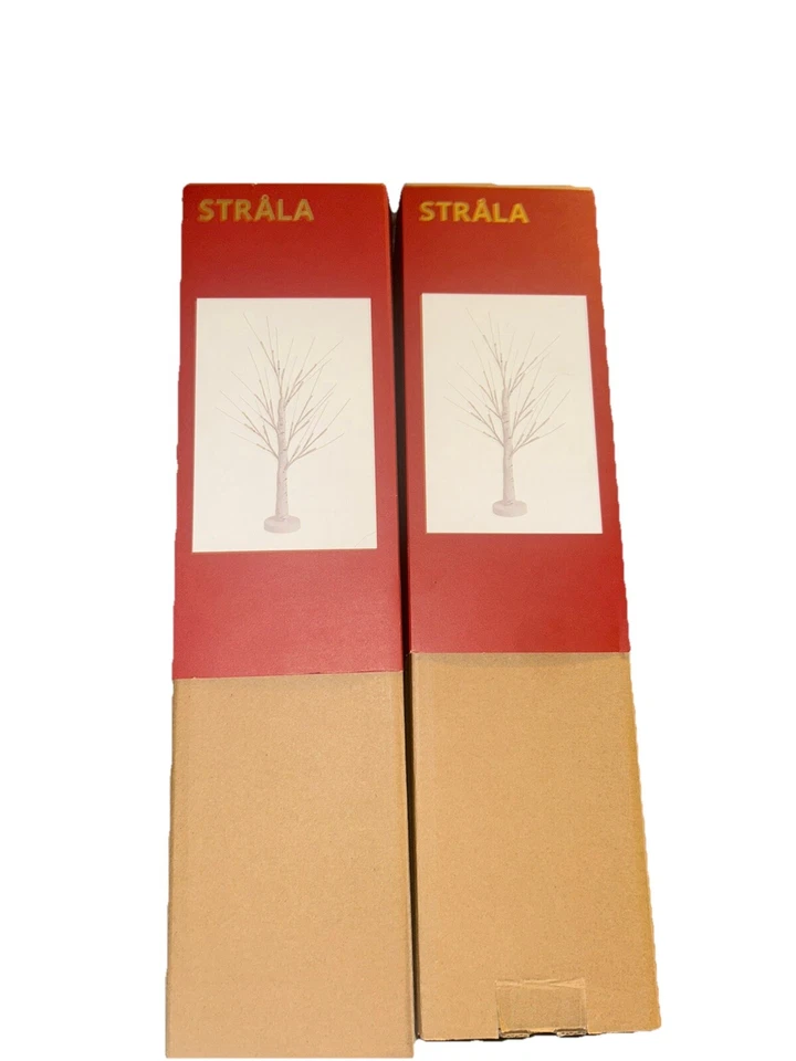 IKEA Strala Birch Tree Table Lamp Set Of 2 Discontinued - Image 1 of 3