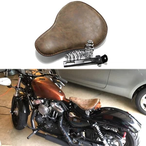 Motorcycle Large Solo Seat Spring For Harley Sportster Softail Springer Bobber - Imagen 1 de 10