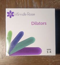 4 Pack Small Sizes 1-4 BPA Free Medical Grade Silicone Dilators Intimate Rose