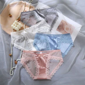 1/5er Pack Set Damen sexy Spitze transparent französischer Stil Höschen Unterwäsche Slips - Bild 1 von 17