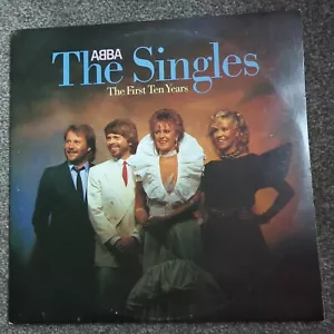 ABBA - THE SINGLES - THE FIRST TEN YEARS 1982 UK 1st DOUBLE VINYL LP ABBA10 - Picture 1 of 14