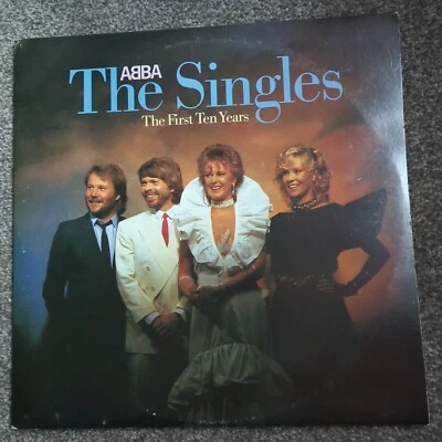 ABBA - THE SINGLES - THE FIRST TEN YEARS 1982 UK 1st DOUBLE VINYL LP ABBA10 - Image 1 of 4