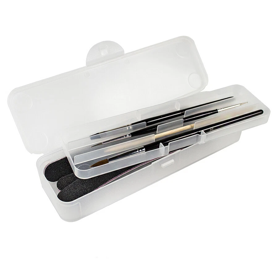 NAIL-DISCOUNT-24 Design UTILITY BOX scatola portaoggetti pennelli lime ripiano scatola universale NAIL