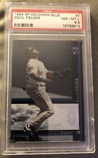 1994 Upper Deck SP Holoview Blue Cecil Fielder #7 Graded PSA 8.5
