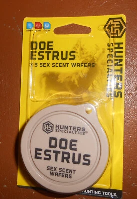 DOE ESTRUS Hunters Specialties 3 Scent Wafers/Package - Lot of 2 Packages NEW - Image 1 of 4