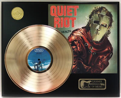 Quiet Riot - Metal Health Gold LP Record Plaque Display - Image 1 of 3