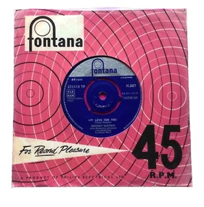 E544, My Love For You, Johnny Mathis, 7" 45rpm Single, Excellent Condition - Picture 1 of 4