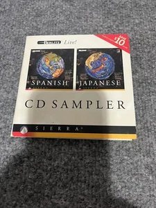 Sierra Berlitz Live Spanish Japanese CD Sampler CD ROM - Picture 1 of 3