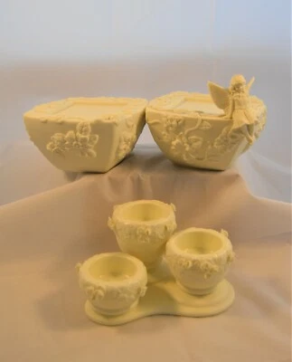 PartyLite LOT Rose Garden Tealight Trio, Enchantment Pillars, FREE CANDLES - Photo 1/4