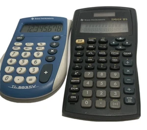 Two Texas Instruments Calculators Working TI-30X IIS, TI-503SV - Picture 1 of 5