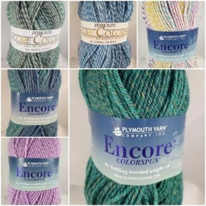 Plymouth Yarn Encore Colorspun Drifting 75%Acrylic 25%Wool 200y 100g 3.5oz - Picture 1 of 21