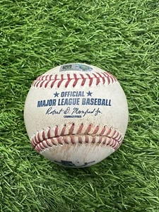 Mike Trout Game Used Baseball 2022 Season Career Hit 1454 Logo Ball MLB Auth - Picture 1 of 7