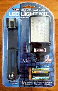 Vidpro LED-1 Digital & Video Light Kit, Rechargeable, Photography Pictures - Picture 1 of 2