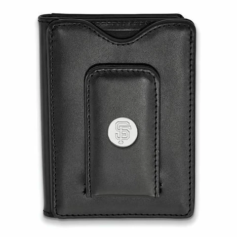 SS MLB  San Francisco Giants Black Leather Wallet Cover