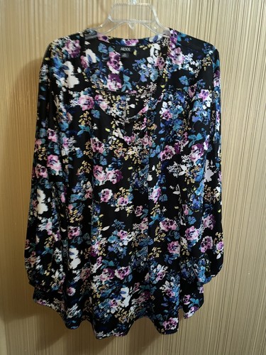 Camicia floreale da donna taglie forti Alyx taglia 2X