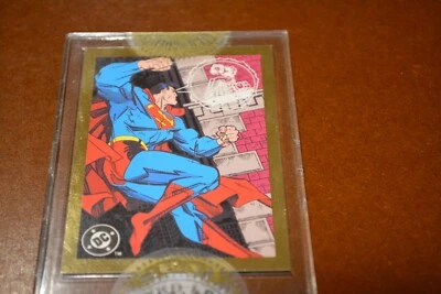 Superman: The Man of Steel 1993 Sealed Gold Wizard Card No. 012142 - Image 1 of 4