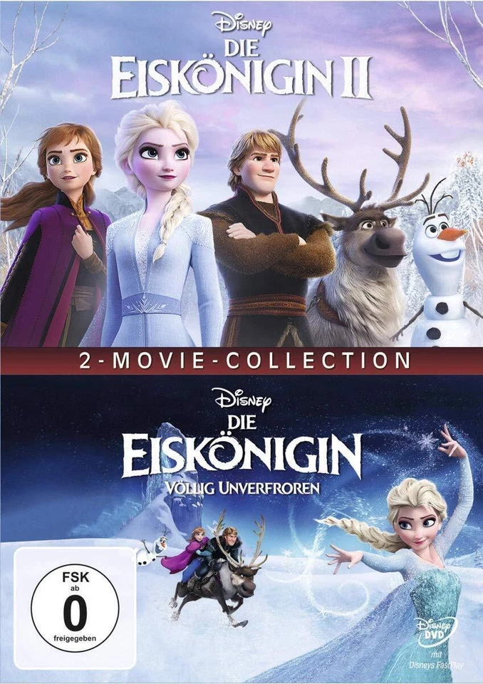 Die Eiskönigin 1 und 2 (DVD, 2020, 2-Disc Set)