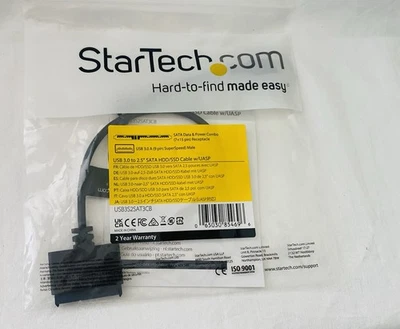 StarTech USB 3.0 to 2.5" SATA III Hard Drive Adapter Cable w/ UASP USB3S2SAT3CB - Image 1 of 4