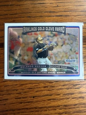 2006 Topps #245 Orlando Hudson - Golden Glove Award Blue Jays - Image 1 of 2