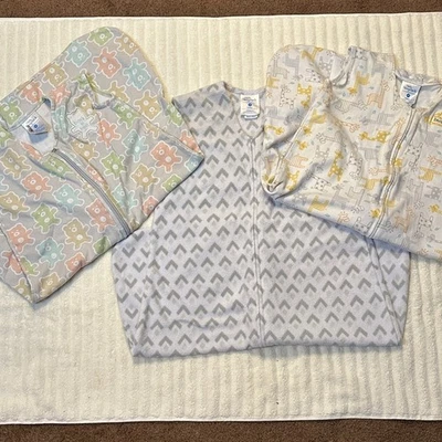 Halo Kids Sleep Sacks - Pastel and Gray Patterns - Image 1 of 4