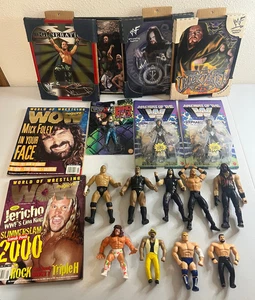 WWE WWF Wrestling Action Figure Magazine Photo Vintage Lot - Picture 1 of 6