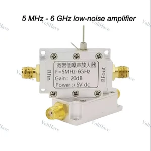 1PCS LNA Module 5M - 6GHz Wideband RF/ Power / Low-noise Amplifier 20dB Gain - Picture 1 of 5