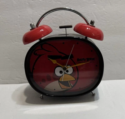 New Angry Birds Twin Table Bell Alarm Clock Green Pig for Kids - Image 1 of 4