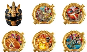 Gashapon Power Rangers No.1 Sentai Gozyuger GP Sentai Ring 03 Complete 6 set - Picture 1 of 2