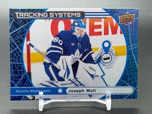 2025-26 Upper Deck Series 1 Tracking Systems TS-20 JOSEPH WOLL Maple Leafs - Picture 1 of 2