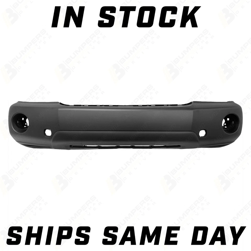NEW Primered - Front Bumper Cover Replacement for 2004-2007 Toyota Highlander - Imagem 1 de 4