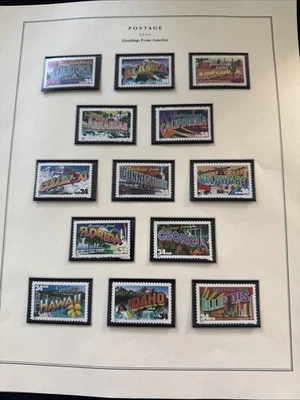 2002 Greetings from America 34¢ Singles (50) MNH, Scott #3561-3610 - Image 1 of 4