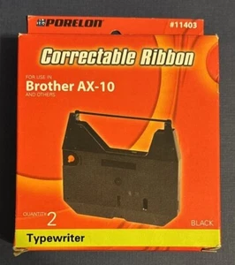 Porelon Correctable Ribbon Royal/Adler Alpha 600 2-pack Item 11473 Black - Picture 1 of 2